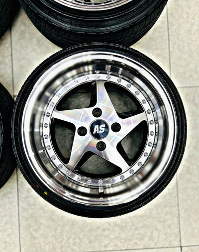 15” AS 348 + STRETCH TYRE COMBO 4/100