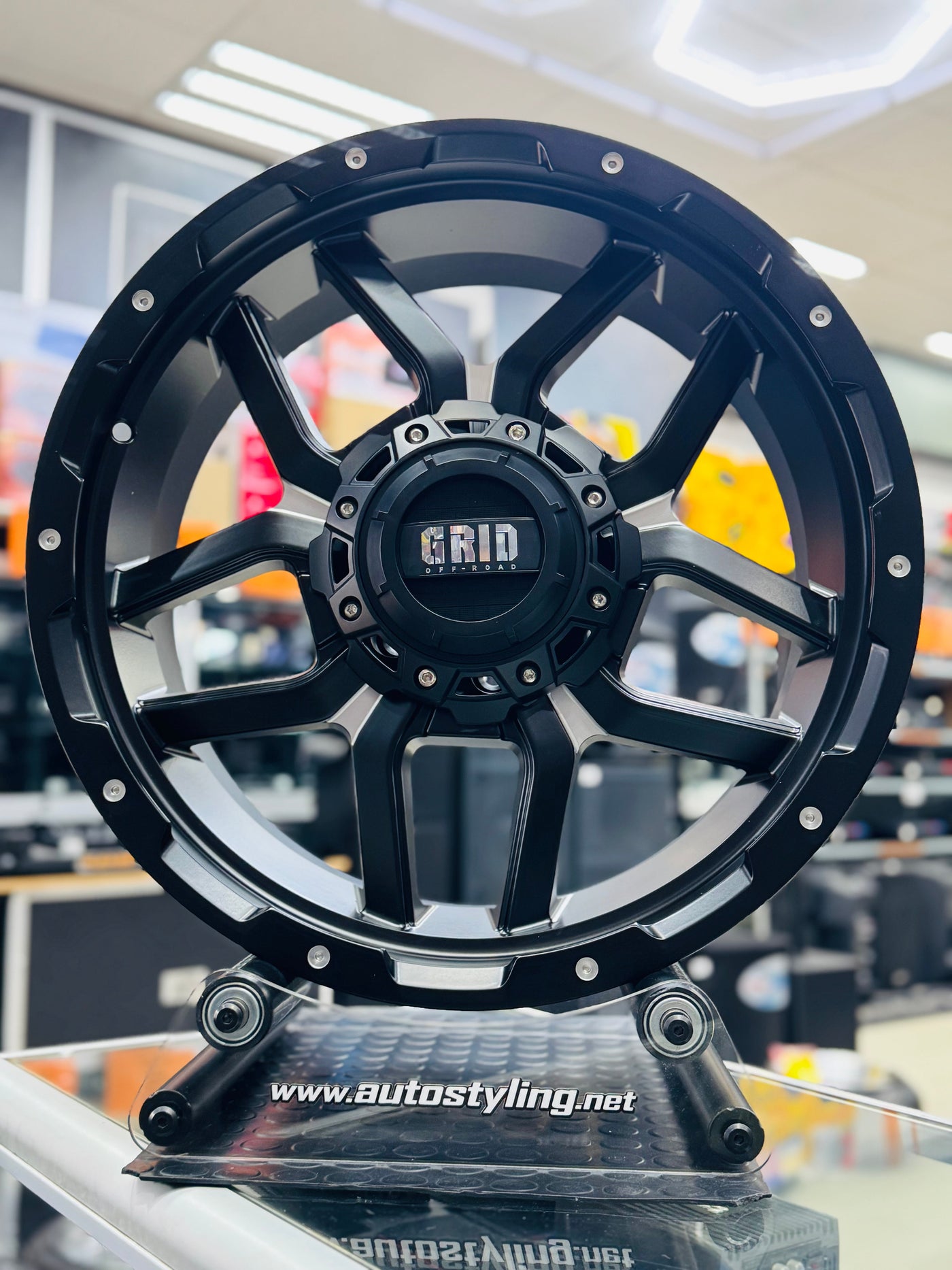 20” AS-F32JT198 6/139 BLACK BAKKIE RIMS