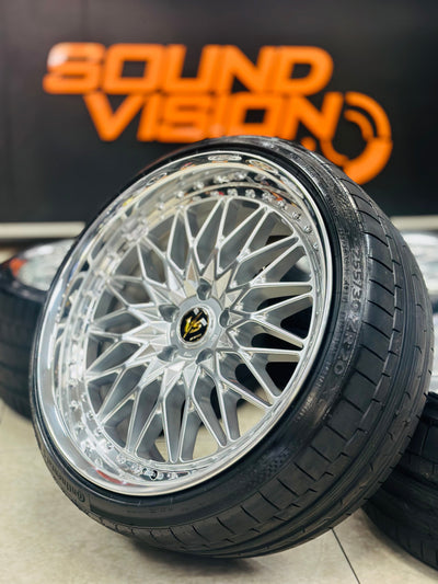 20” WORK VSXV 3pce split wheels 5/120