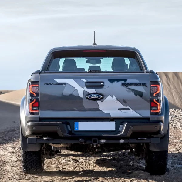 VLAND Full LED Tail Lights For Ford Ranger (T6) 2012-2018 BLACK