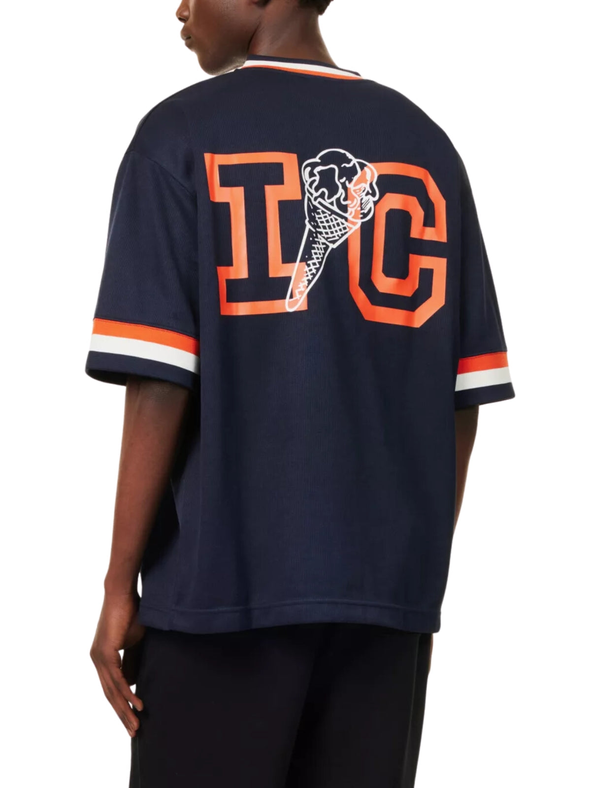 Ice-Cream T-Shirt Football Navy