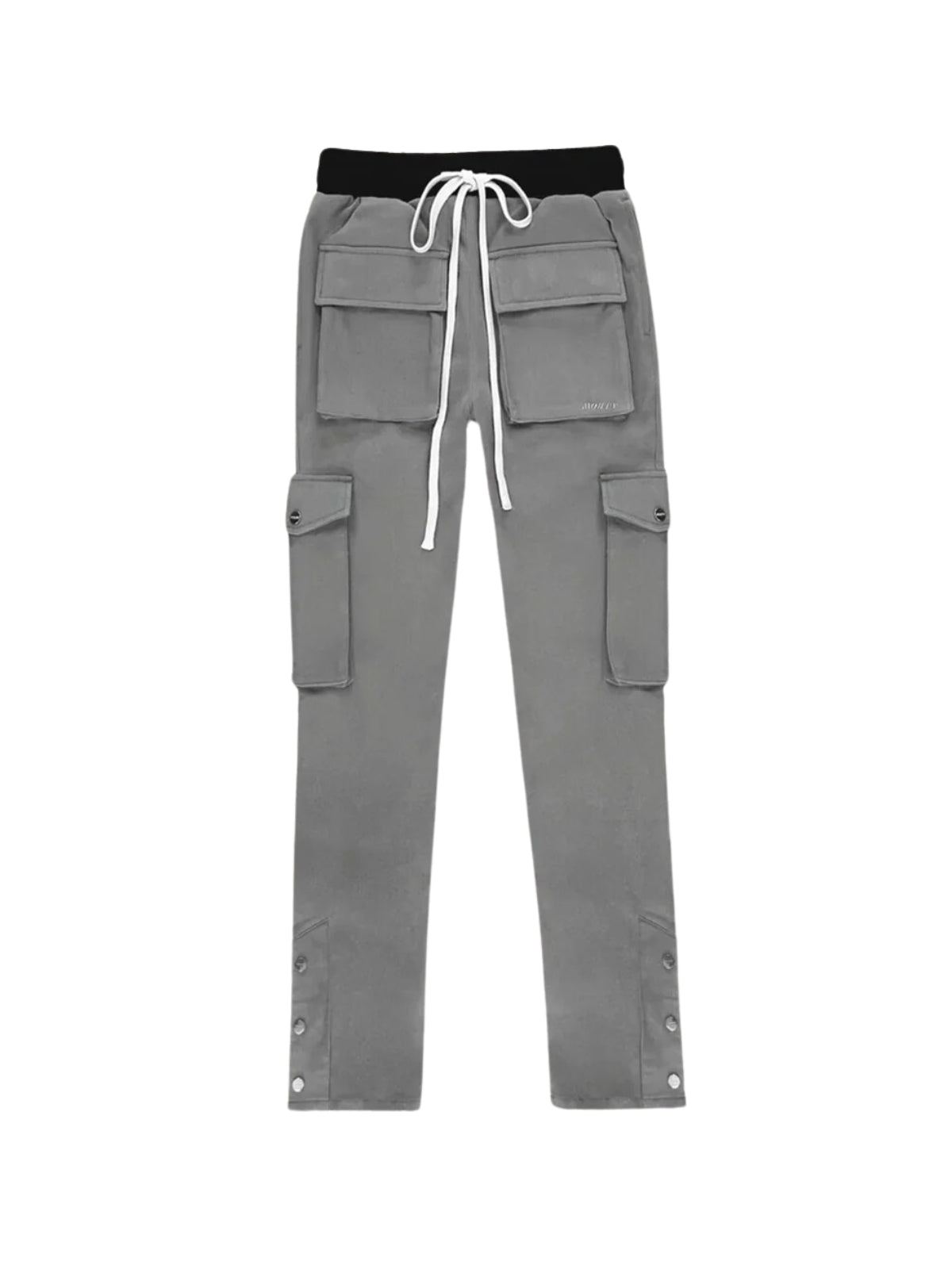 Mouty Cargo Pants With Front Pockets Washed Grey