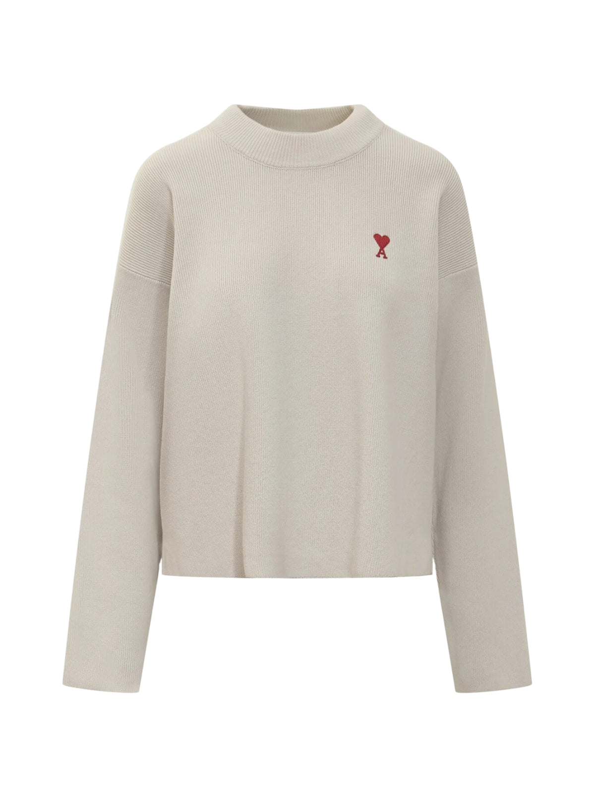 Ami Sweater Logo Chalk