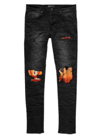 Purple Jeans X Blue Sky Skinny Black