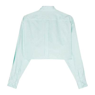 Chiara Ferragni Jacket Track Crop Aqua