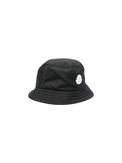 Moncler Bucket Hat Logo Black