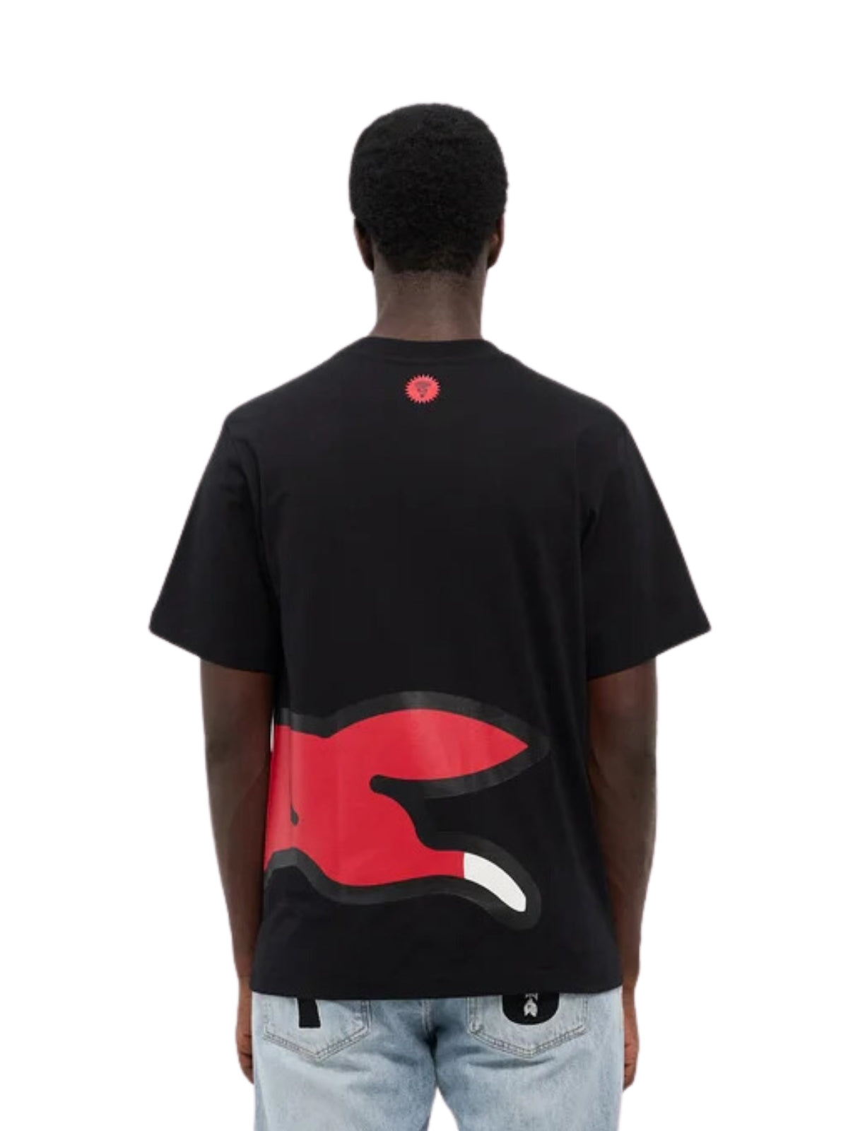 Ice-Cream T-Shirt Jumbo Running Dog Black