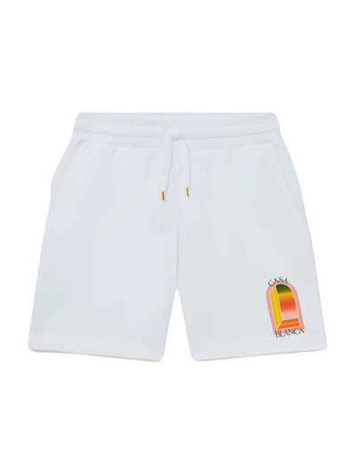 Casablanca  Shorts Gradient Arch Logo White