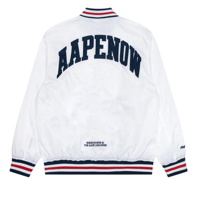 Aape Jacket Light Weight Logo White