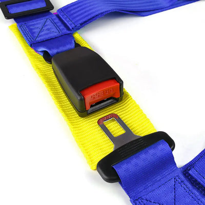2 Inch Universal 4-Point Racing Seat Harness (Blue)