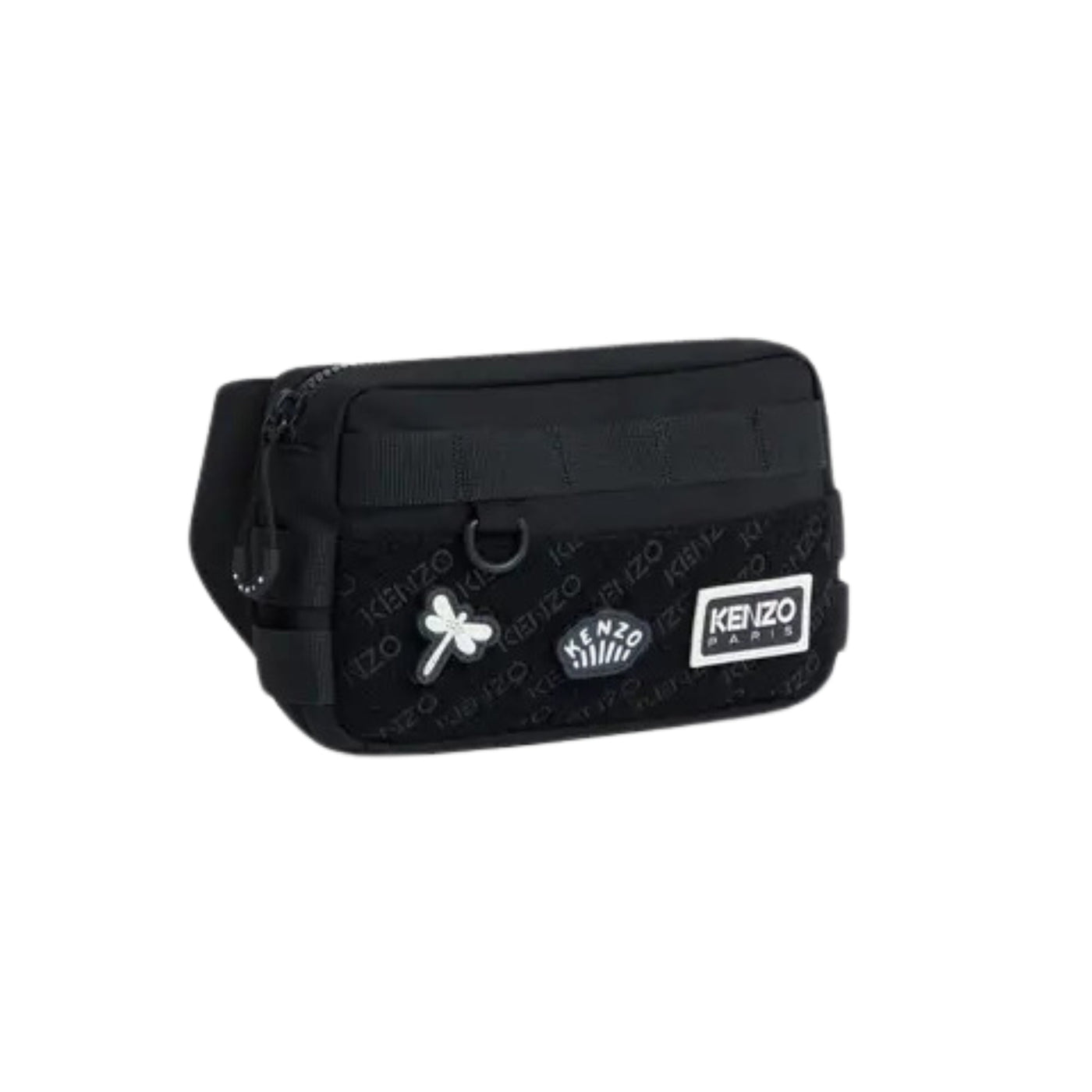 Kenzo Bag Mono Logo Black