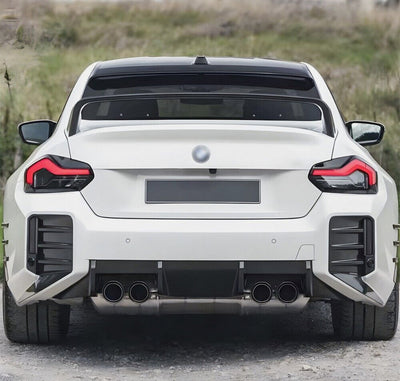 M2 Rear Bumper Air Vent Cover Gloss Black Trim for BMW G87 M2 Coupe 2022-2024