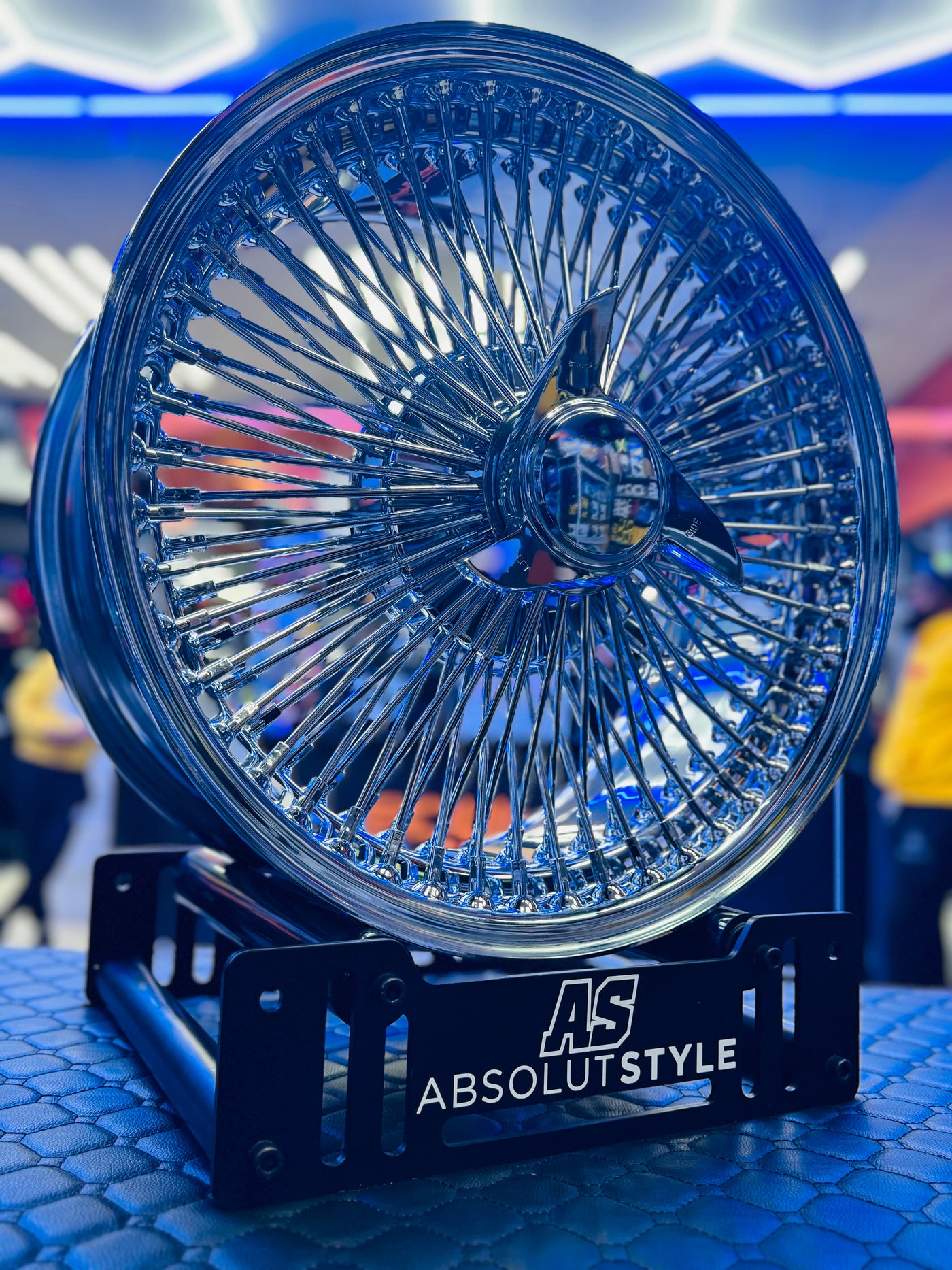 17” AS - 1000 SPOKE WIRE WHEEL FITS ALL CARS