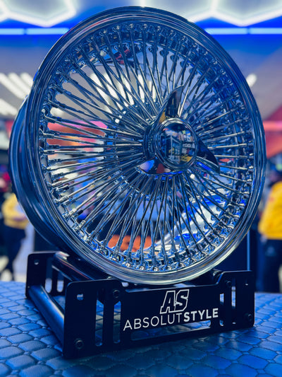 17” AS - 1000 SPOKE WIRE WHEEL FITS ALL CARS