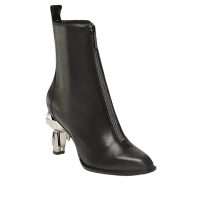 Karl Lagerfeld Heel Ikon Zip Ankle Black