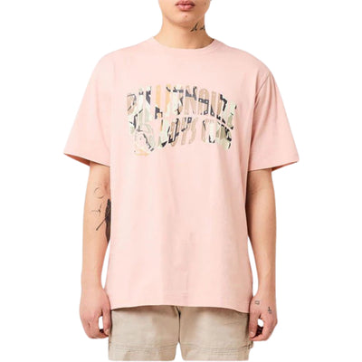 Billionaire Boys Club T-Shirt Camo Arch Logo Pink
