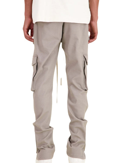Mouty Cargo Pants With Front Pockets Washed Grey