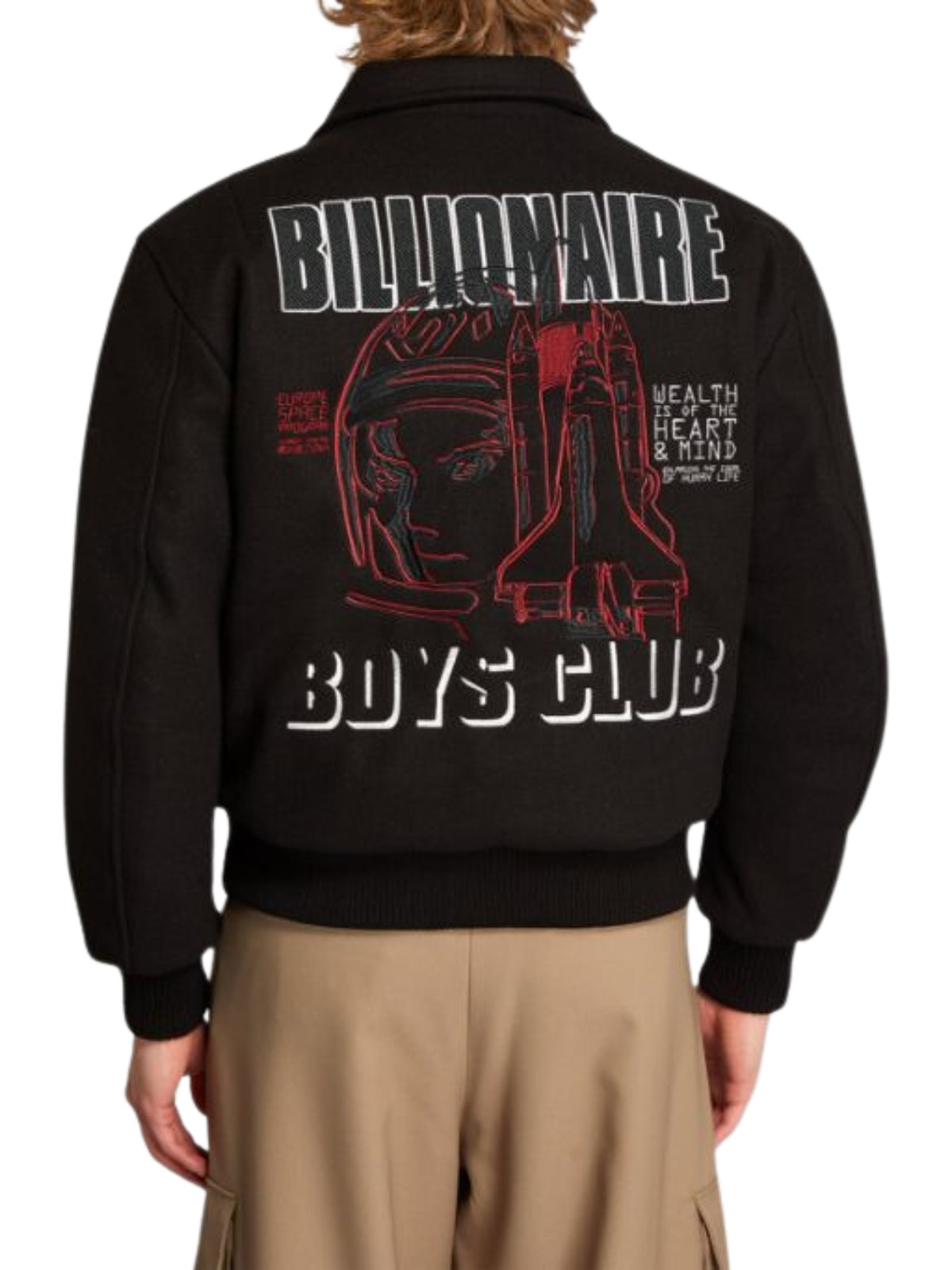 Billionaire Boys Club Jacket Collared Varsity Black