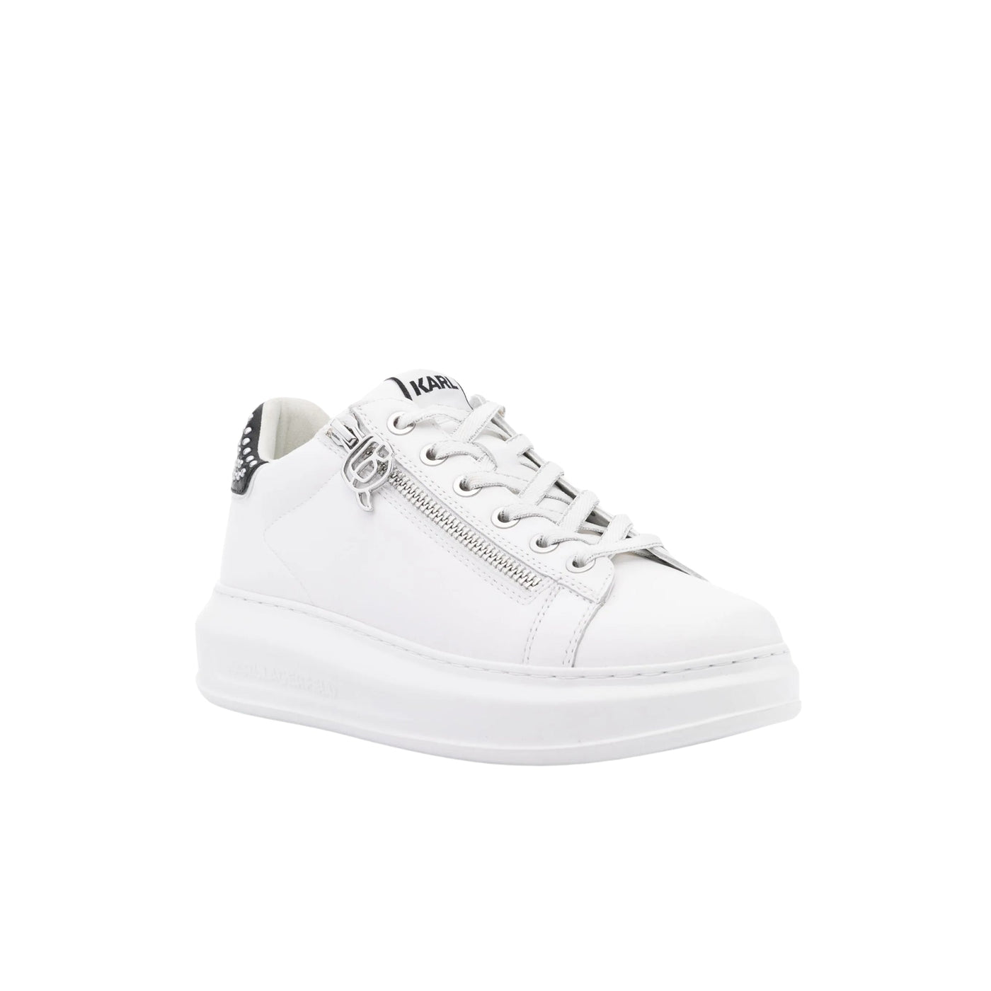 Karl Lagerfeld Sneaker Ladies  Kapri Zip White