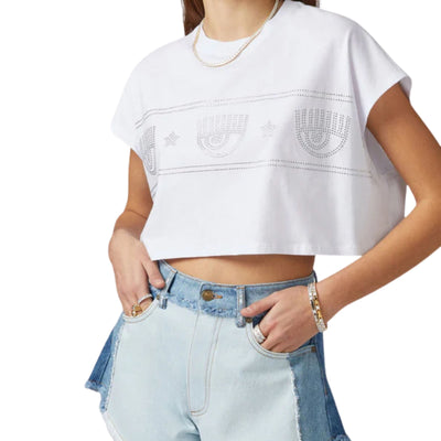 Chiara T-Shirt Logo White