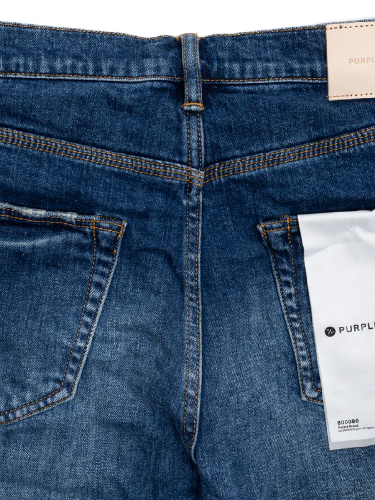 Purple Jeans One Year Worn Dark Indigo