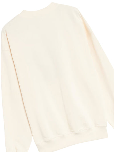 Drole De Monsieur Sweater Floral Logo Cream