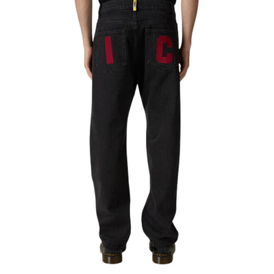 Ice-Cream Jeans Running Dog Black