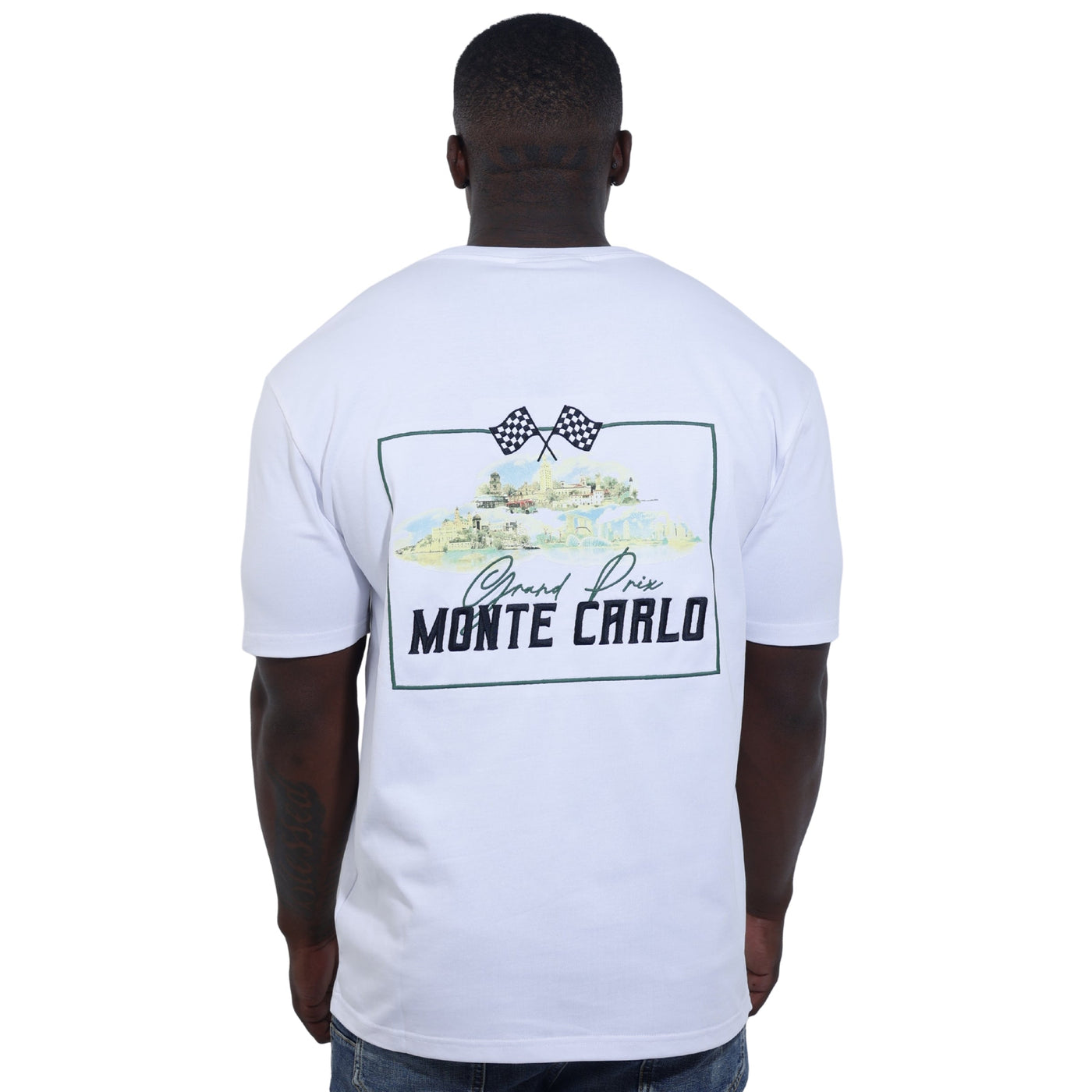 Capone T-Shirt Monaco Grand Prix White