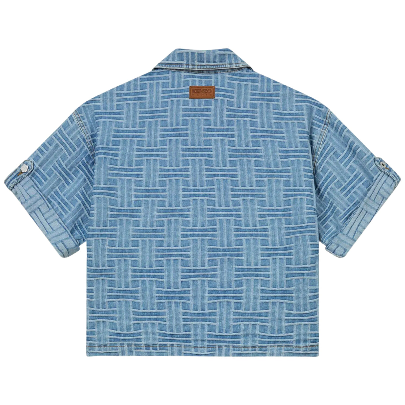 Kenzo Shirt Weave Denim Blue