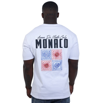 Capone T-Shirt Monaco Tiles White