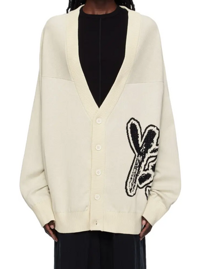 Y-3 Sweater Knit Logo Off-White