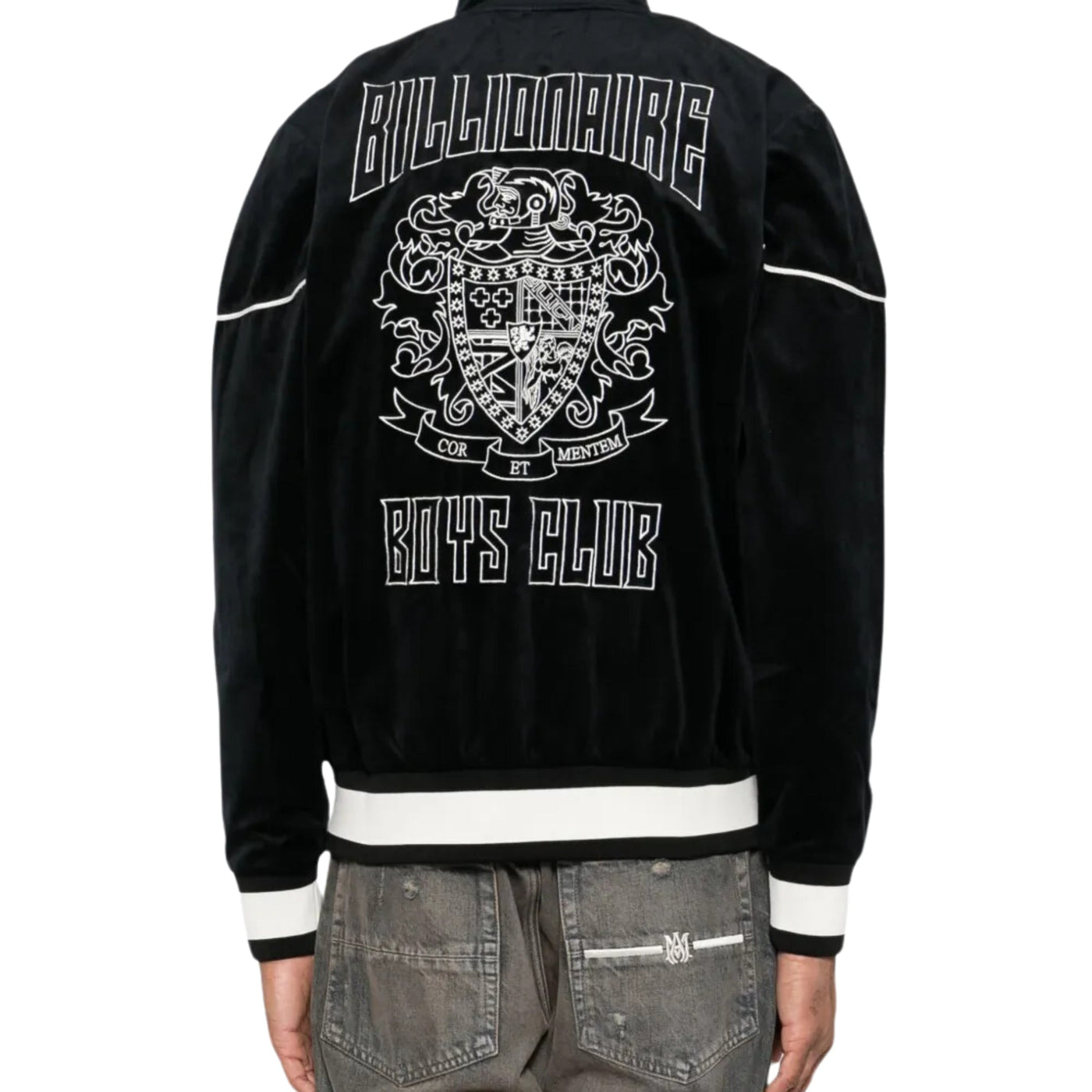 Billionaire Boys Club Jacket Track Logo Velour Black