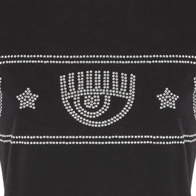 Chiara T-Shirt Eyelike Logo Black