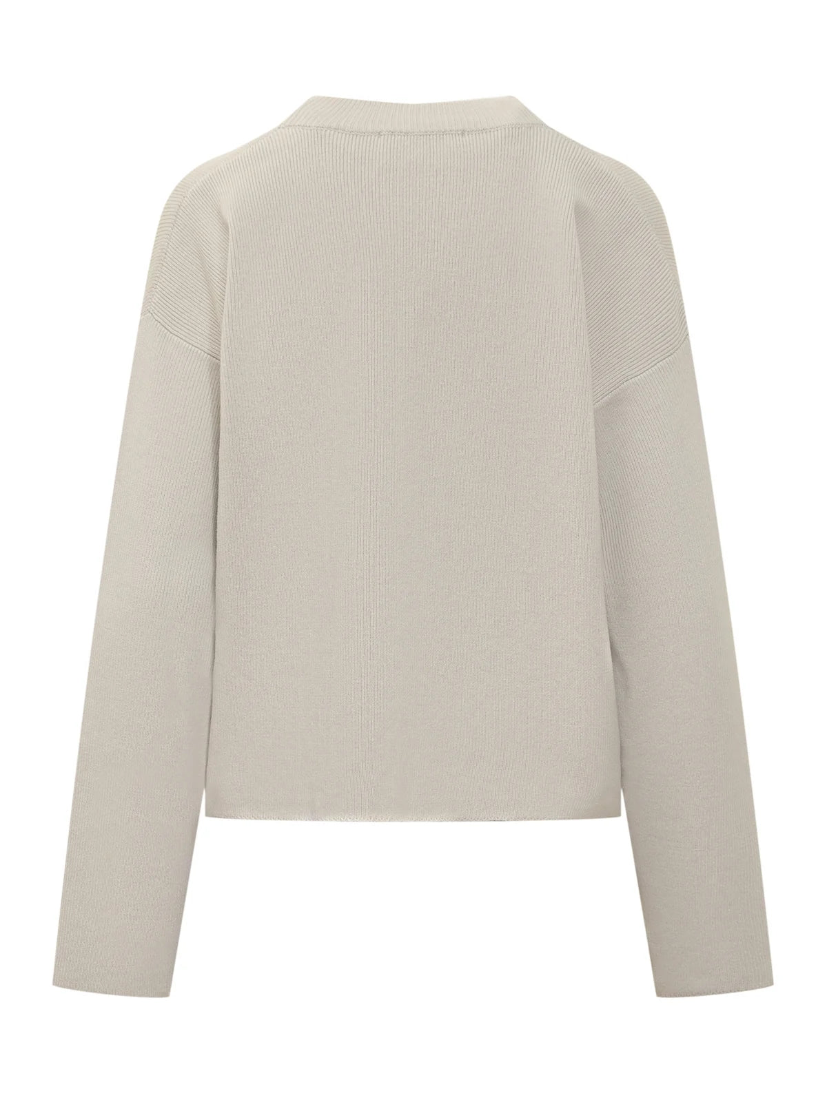 Ami Sweater Logo Chalk