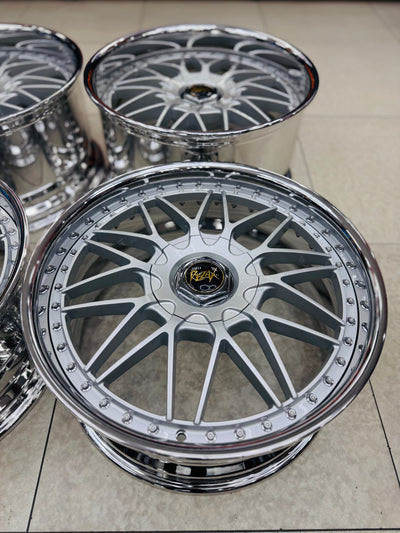 20” REZAX 2pce split forged  wheels