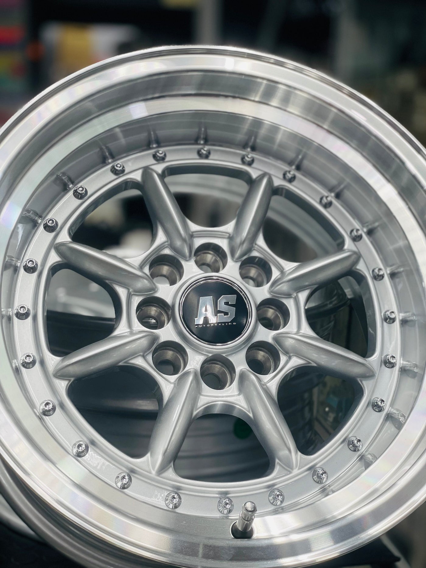 15” AS-7168 MINI LITES SILVER  4/100 4/108 wheels