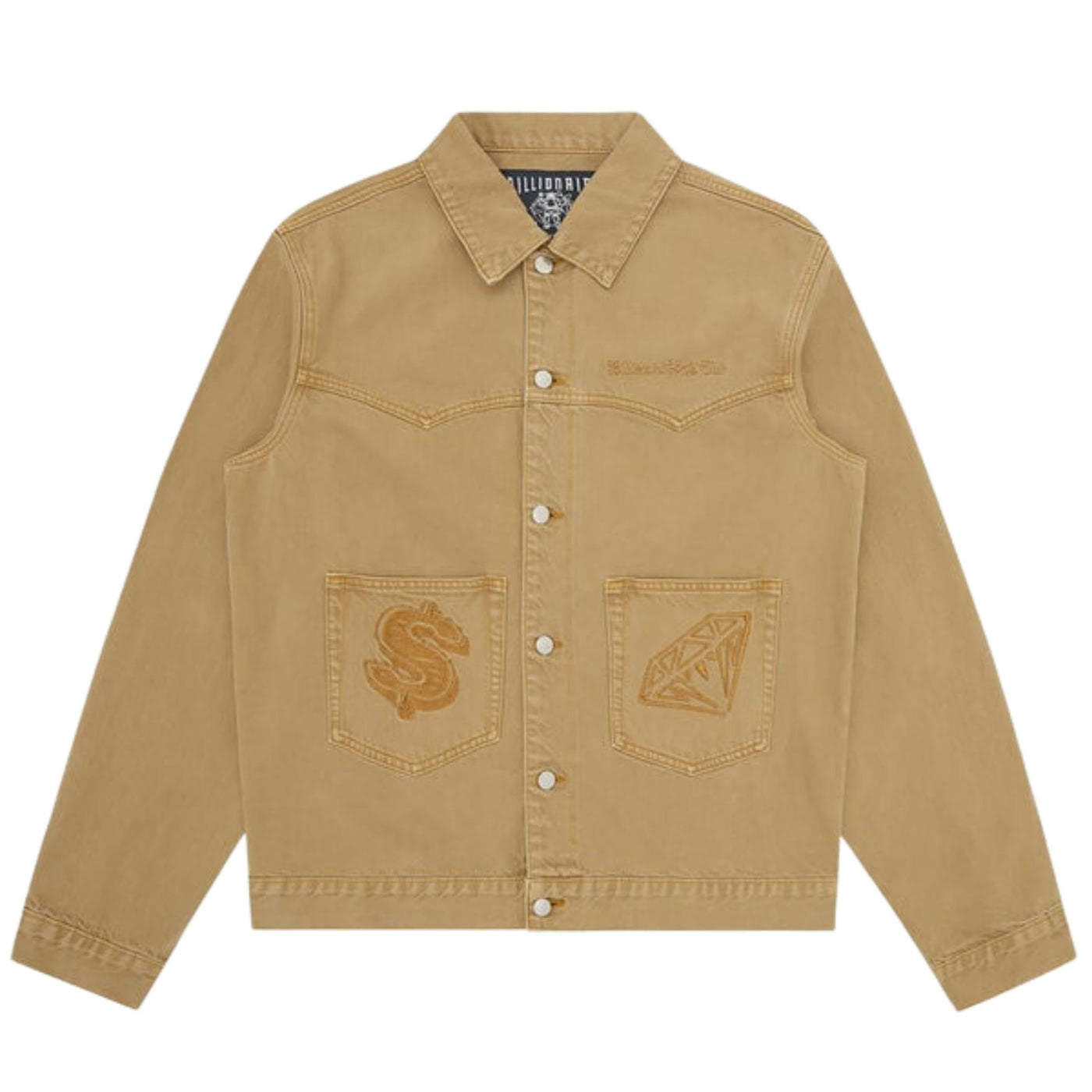 Billionaire Boys Club Jacket Diamonds & Dollars Pocket Logo Sand