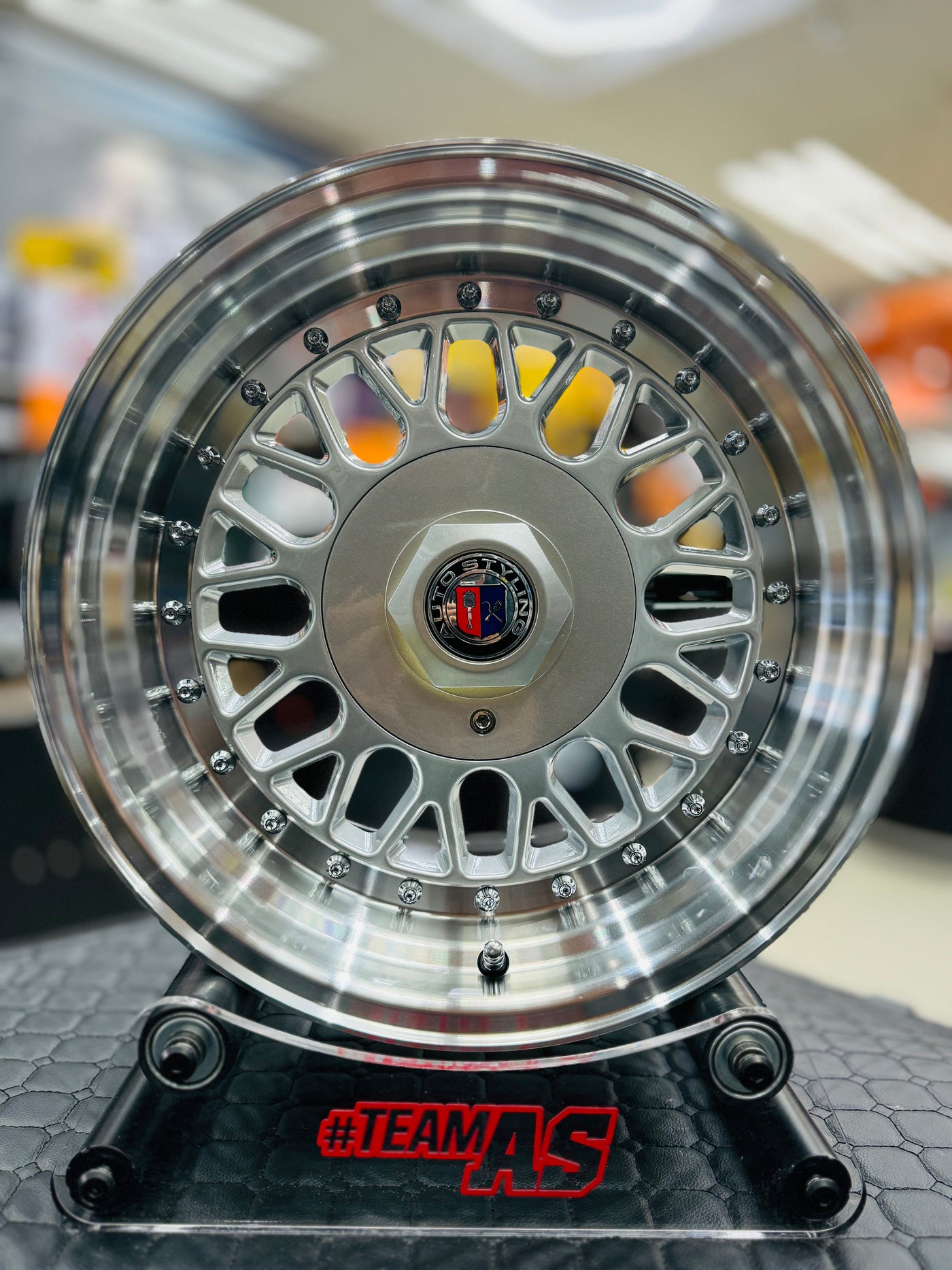 15” AS- 7680 4/100 4/114 silver wheels