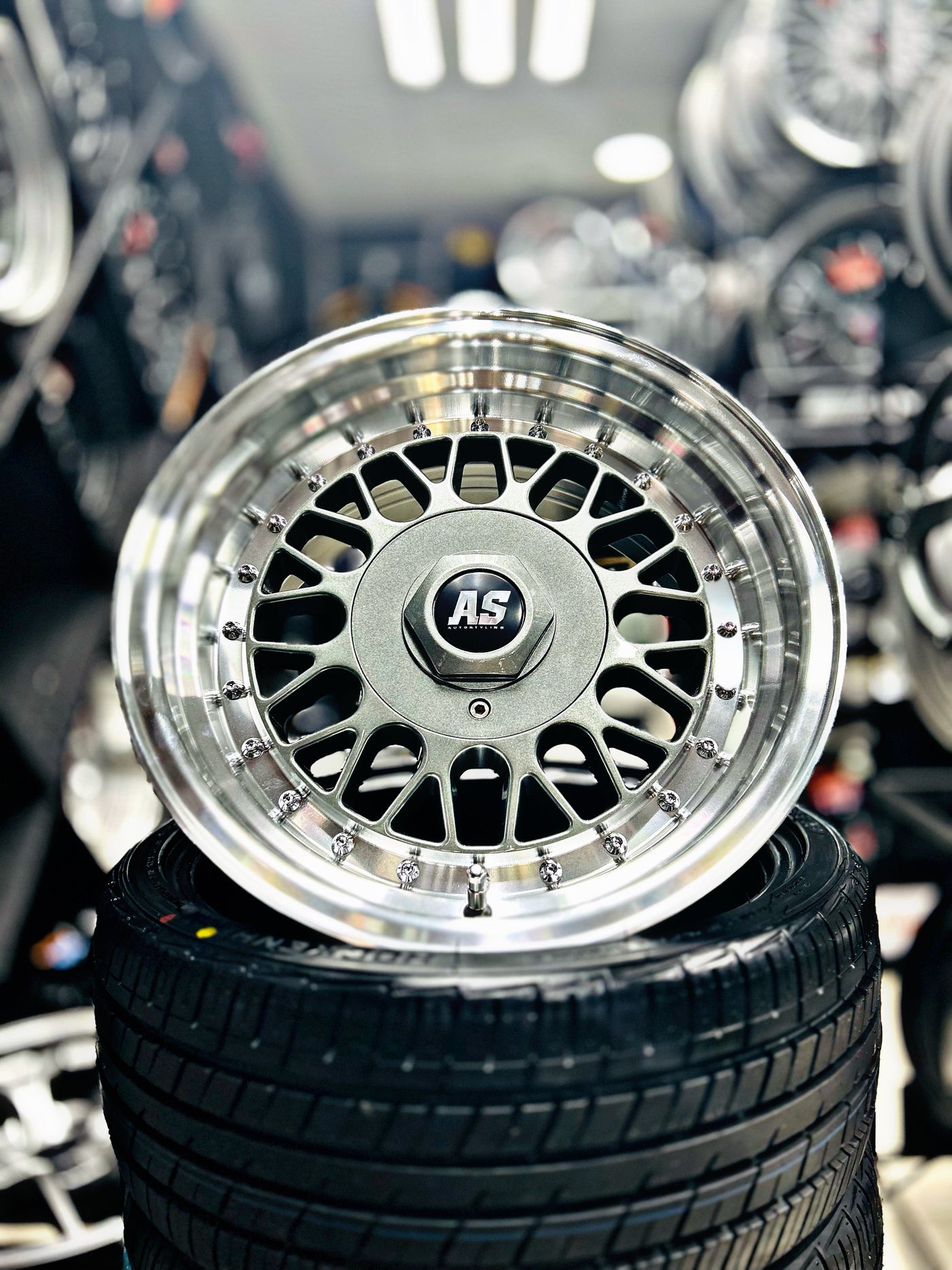 15” AS- BLAZE 4/100 4/108 GUNMETAL