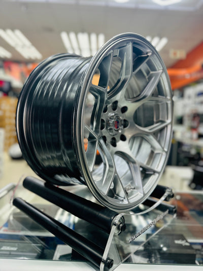 15” AS- 7187 4/100 4/114 hyper silver wheels