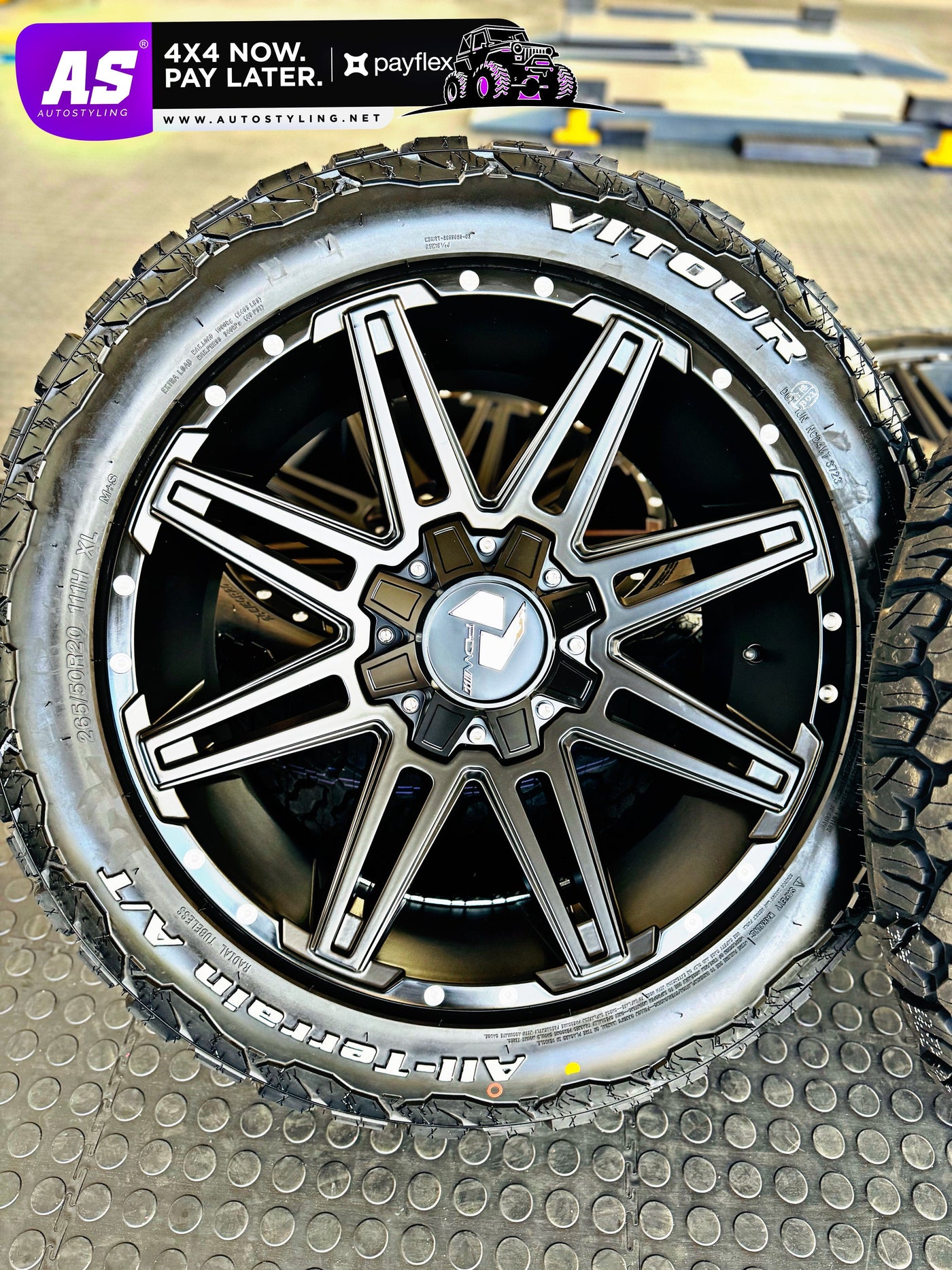 265/50/20 VITOUR ALL TERRAIN WHITE LETTERS