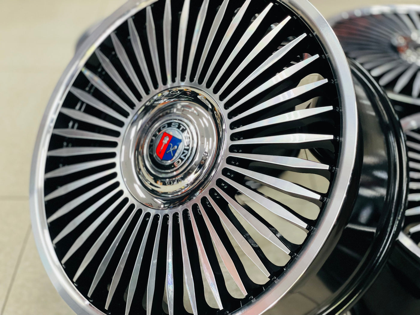 20” AS-ROLLS 5/112 BLACK MACHINE FACE