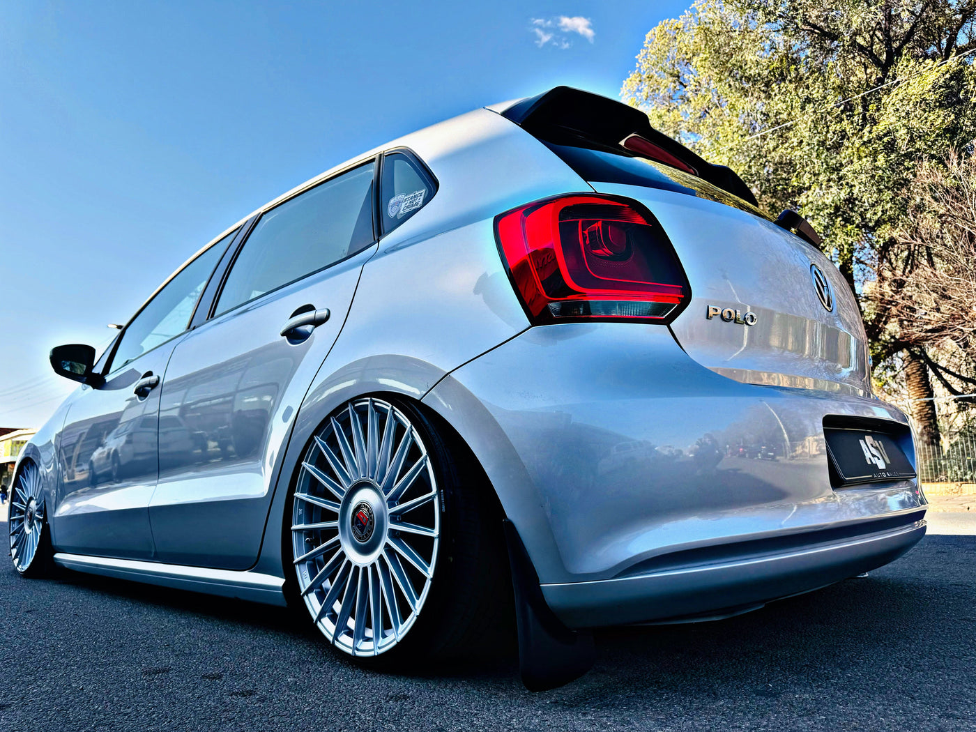 POLO 6 GTI STYLE ADD ON SPOILER GLOSS BLACK