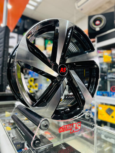 17” AS- GTI 5/100 BLACK MACHINE FACE