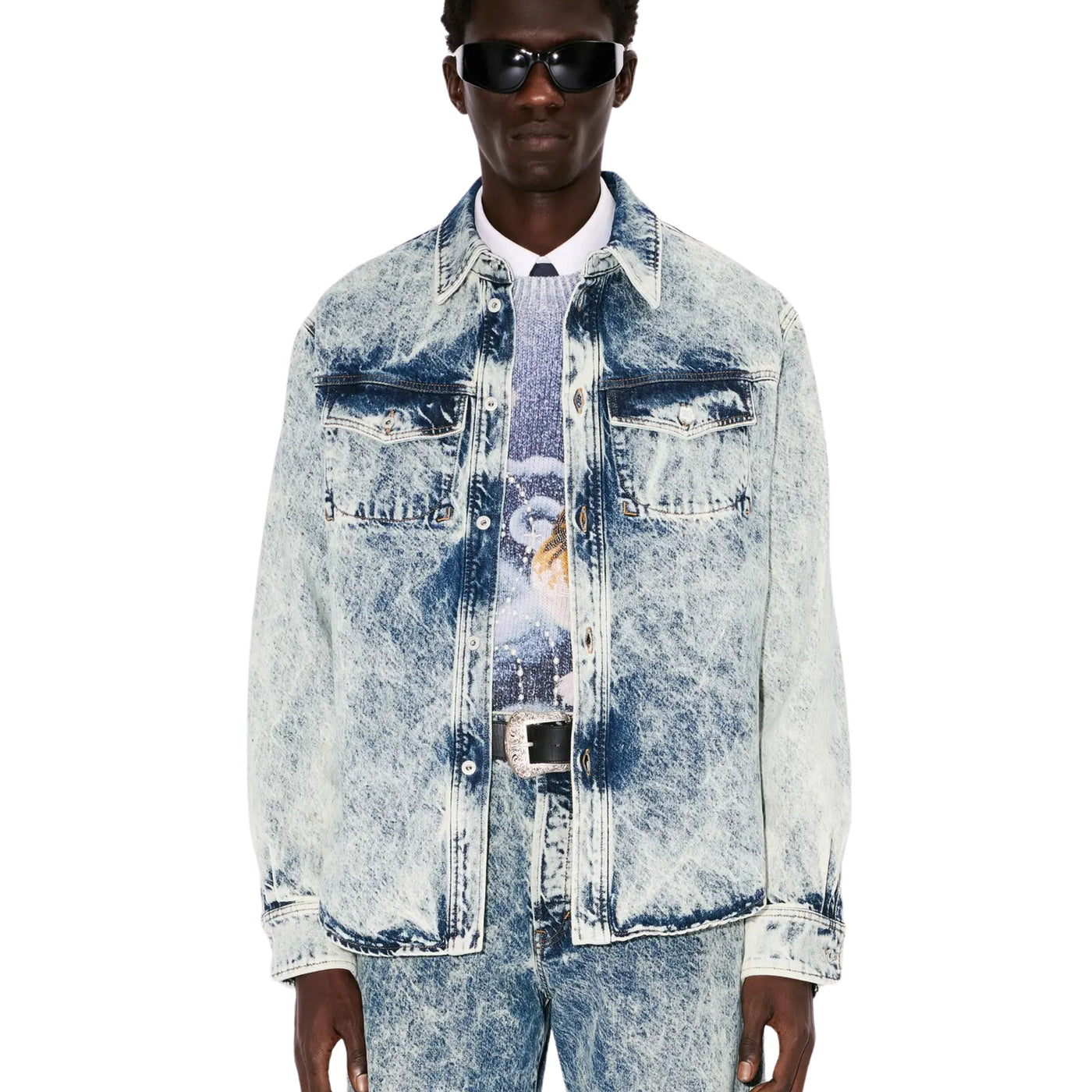 Kenzo Jacket Trucker Denim Blue