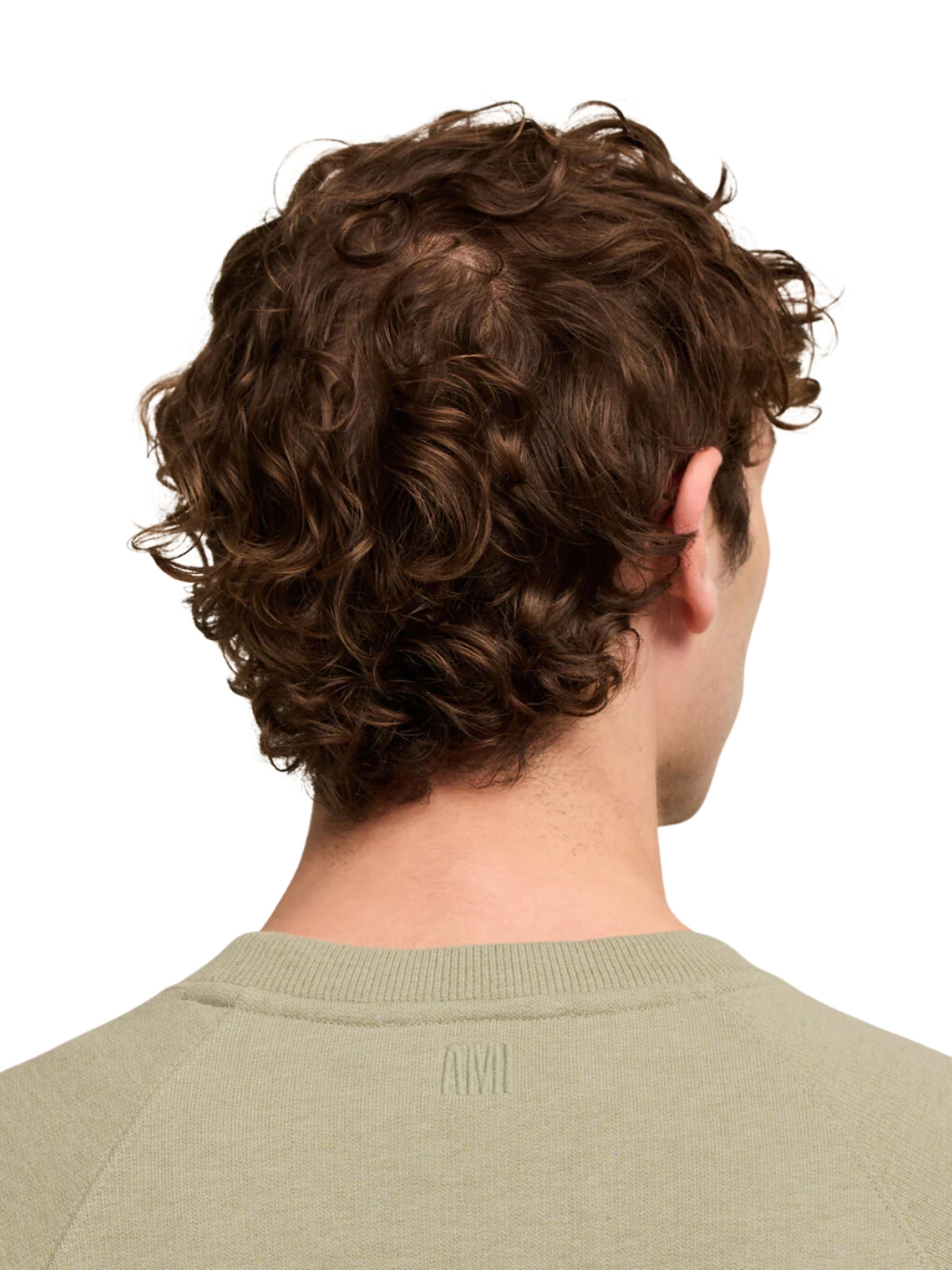 Ami Sweater Logo Heather Sage