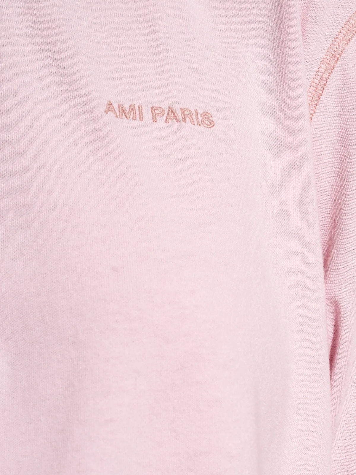 Ami T-Shirt Ami Paris Logo Pink