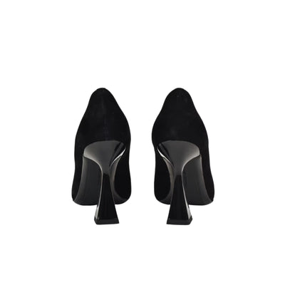 Karl Lagerfeld Heel Debut Ii Signia Script Pump Black