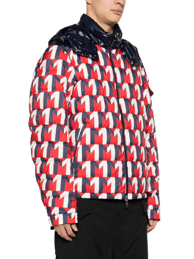 Moncler Jacket Monogram Red-White-Black