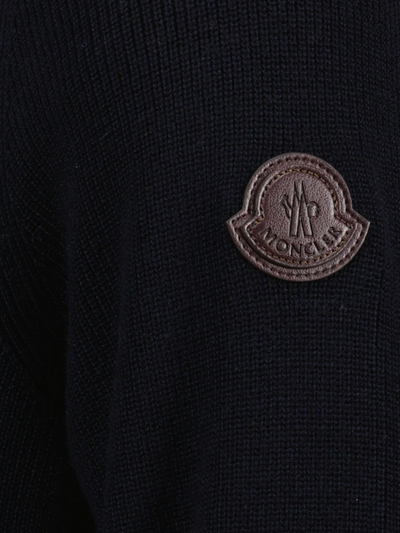 Moncler Cardigan Full Zip Black-Grey